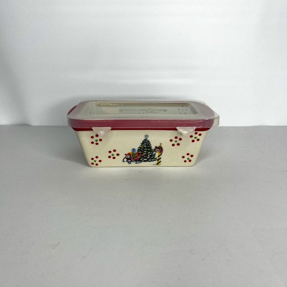 Mini 12oz Temptations by Tara Holiday Loaf Pan without lid - Picture 7 of 9